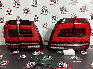 Тюнинг для Стопы Land Cruiser 100 дизайн Land Cruiser 300 , красные