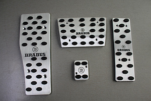 Тюнинг для Накладки Mercedes с надписью на педали, металл