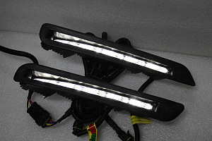 Тюнинг для Ходовые огни (туманки) LX 570 в губу переднюю Sport Luxury, черные