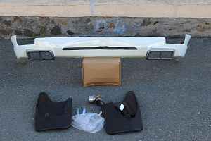 Тюнинг для Губа задняя Prado 150 2009 - 2017 Modellista белый перламутр , версия 2