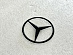 Эмблема Mercedes W221 на багажник , чёрная 