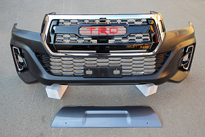 Тюнинг для Бампер передний Hilux Pick Up 2015 +, в стиле 2018 +, TRD версия 2