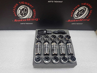 Гайки колёсные RAYS VOLK Racing M12*1.25 черные глухие