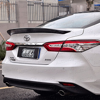 Спойлер Camry V70 на багажник дизайн Sport , белый перламутр 