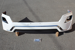 Тюнинг для Губа передняя Prado 150 2014 +, Executive White, белый перламутр