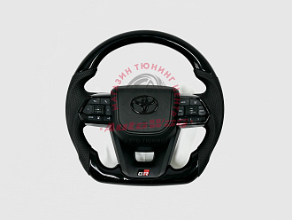 Руль Land Cruiser 200  / Prado 150 дизайн GR, черный
