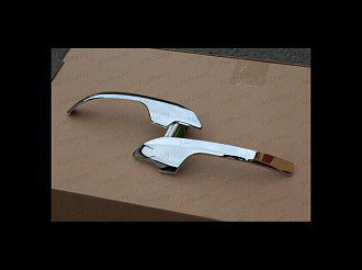 Накладки Prius 30 / Prius 40 / Camry 40 / Mark 130 на зеркала хром над повтором                     