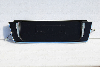 Планка LX 570 / LX 450d 2016 +, TRD , под номер , черная 