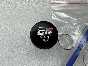 Накладка на кнопку GR , чёрная , версия 2