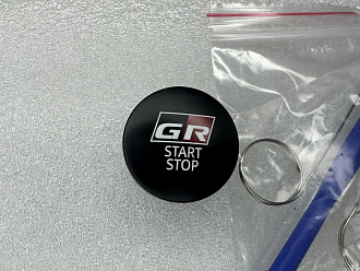 Накладка на кнопку GR , чёрная , версия 1