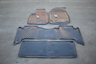 Коврики в салон LX 470 / LC 100 серые , Novline (полиуретан)