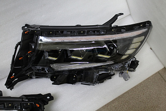 Фары Prado 150 2018 +, дизайн Lexus , стиль 2