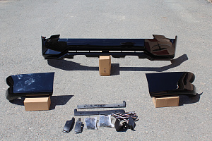 Тюнинг для Обвес на Prado 150 2018 +, дизайн Urban Sport черный 