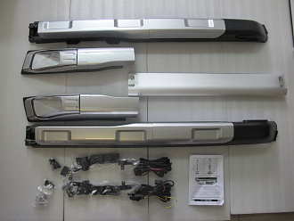 Рейлинги X-Trail 31 с туманками