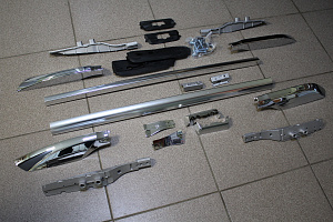 Тюнинг для Рейлинги Prado 150 хром