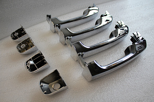 Тюнинг для Ручки Prado 150 хром , дизайн 2017 , на 4 двери