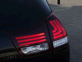 Стопы Harrier 30 / RX 330 дизайн Lexus темно красные