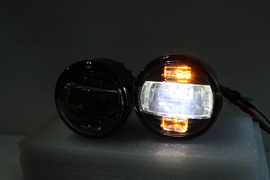 Тюнинг для Туманки Patrol Y62 / Infiniti QX 56 / Juke / Tiida диодные с ходовыми огнями 