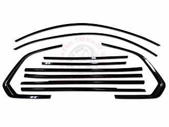 Отсечка окон BMW X5 G05 2018 +, чёрная 
