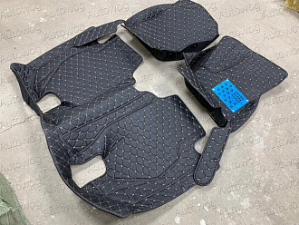 Коврики в салон Vezel , 3D экокожа 