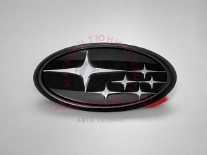 Эмблема Subaru 145 мм , чёрная