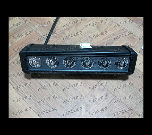Фара светодиодная 60W 6 диодов по 10W (длина 30см) 