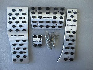 Тюнинг для Накладки Mercedes AMG на педали, металл