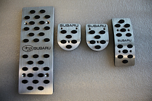 Тюнинг для Накладки Subaru на педали , металл , коробка