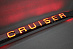 Планка Land Cruiser 200 2016 +, над задним номером с надписью , хром с подсветкой
