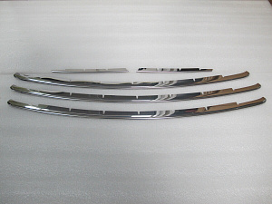 Тюнинг для Накладки Prius 30 2009-2011г. в бампер на решетку, сталь