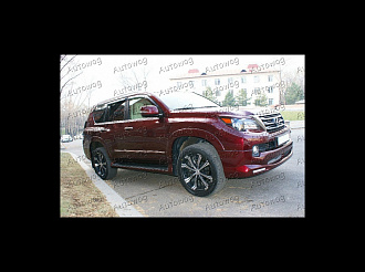 Губа передняя GX 460 J-Sport 2008 - 2011 с диодами