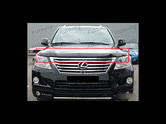 Дефлектор капота Lexus LX 570 2008 - 2015