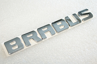 Надпись на Mercedes.  плоский дизайн