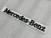 Надпись Mercedes - Benz , чёрная