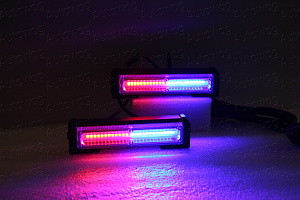 Тюнинг для Стробоскоп сине - красный, компл. 2 шт.+ блок управления , стиль 3