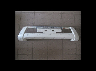 Дуга Prado 150 2014 +, на бампер передний, белый перламутр