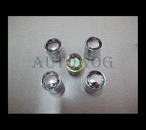 Секретки для колёс М14 * Р1.5, ( 4 секретки + 1 ключ )