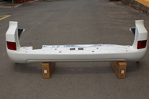 Тюнинг для Бампер задний Land Cruiser 200 2008 - 2015 , стиль 2016 +, с катафотами 