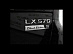 Надпись LX 570 / LX 450d , Black Edition