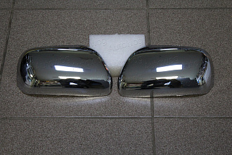 Накладки Prius 20 на зеркала , хром