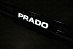 Накладка Prado 150 2018 +, на бампер передний , чёрная , с подсветкой 
