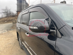 Тюнинг для Накладки Land Cruiser 200 на зеркала , дизайн М-стиль, карбон
