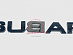 Надпись Subaru , чёрная