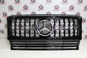 Тюнинг для Решетка Mercedes G-class W463 дизайн AMG 2018 +, черная 