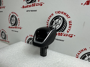 Тюнинг для Ручка Highlander 2019+ / RAV 50 чёрный лак + чёрная кожа