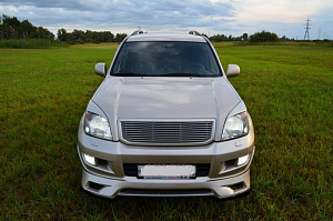 Тюнинг для Губа передняя Prado 120 с хром лезвием , под покраску 