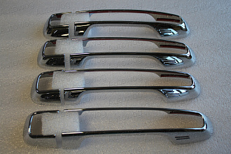 Накладки Land Cruiser 200 2016 + / Prado 150 на ручки дверей вокруг , хром 