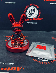 Автомобильный ароматизатор  Зайка ( красный) на панель 