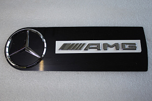 Тюнинг для Эмблема Mercedes G-class W463 на запасное колесо , AMG черная 
