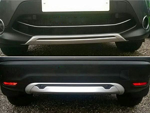 Тюнинг для Накладки Qashqai J11 2013+ на бампера серые 